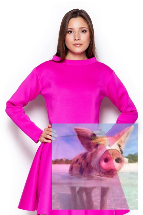 Produkt Przykładowy Bluzka M341 - fuksja Produkt Przykładowy Bluzka M341 - fuksja