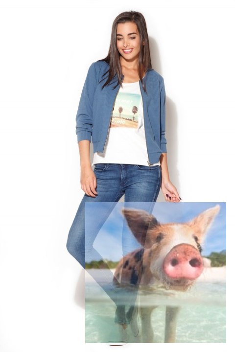 Produkt Przykładowy Żakiet K169 - Odcienie ecri