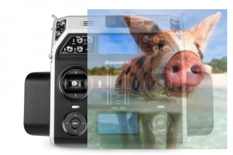 Aparatura MC-20 HoTT 2.4GHz 12CH (odbiornik GR-16, interfejs USB, pulpit, walizka, akumulator, ładowarka)