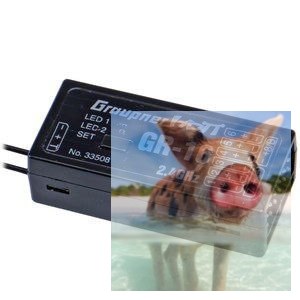 Aparatura MC-20 HoTT 2.4GHz 12CH (odbiornik GR-16, interfejs USB, pulpit, walizka, akumulator, ładowarka)