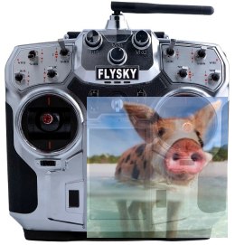 FlySky FS-i10 10CH 2.4GHz + odb. iA10B z telemetrią