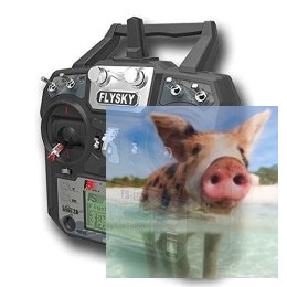 FlySky FS-i6X 10CH 2.4GHz + odbiornik FS-iA10B AFHDS 2A PPM i-Bus