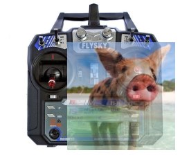 FlySky FS-i6 6CH 2.4GHz + odbiornik FS-iA6B AFHDS 2A i-Bus PPM