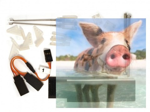 Komplet dźwigni i części Sky Surfer