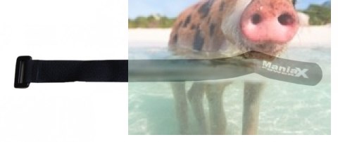 Opaska rzep na akumulator - 300x30mm ManiaX