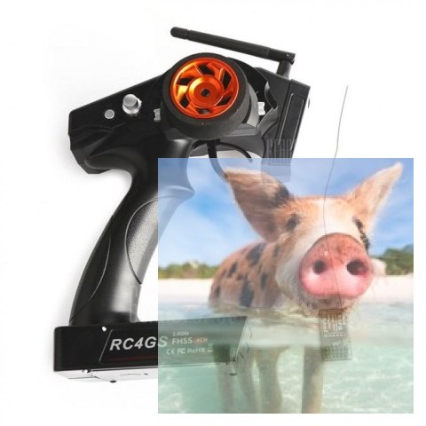 Radio pistoletowe RC4GS 4CH 2.4GHz + R6FG Radio pistoletowe RC4GS 4CH 2.4GHz + R6FG