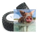 Koła 1:10 Off-Road MEGA Wheel 2szt - 10589 - białe