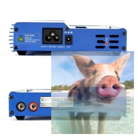 Ładowarka Imax B6AC 80W z zasilaczem + adaptery