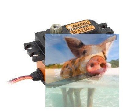 SAVOX HV Mini Metal Gear Servo - SH-1250MG (4.6kg/6.0V, 0.11sek/60*)