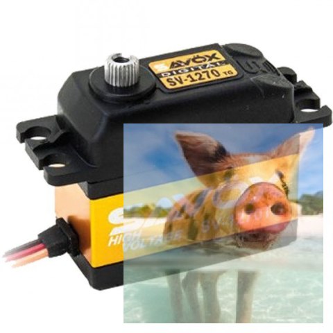 SAVOX bezrdzeniowe serwo cyfrowe - SV-1270TG (26kg/6.0V, 0.14sek/60*)