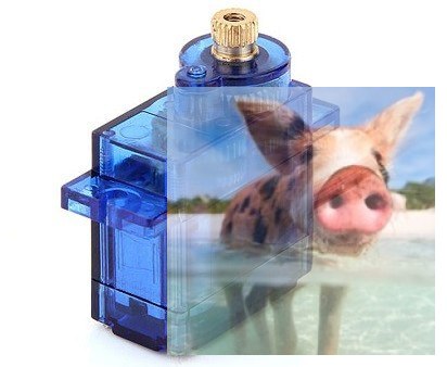 Serwo Feetech FS90MG (micro, 1.8kg/6V, 0.10sek/60*, 120* Robot, metalowe zębatki)