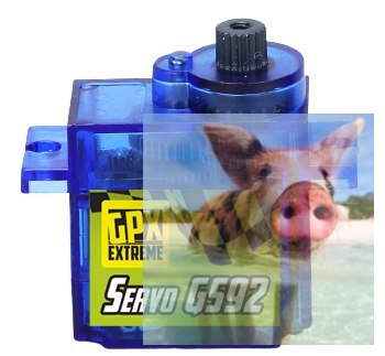 Serwo GS92 (micro, 2.5kg/4.8V, 0.1sek./60*)