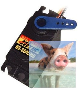 Serwo HS-5645MG (standard, 12.1kg/6.0V, 0.18sek/60*)