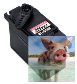 Serwo HS-755MG (standard, 14.4kg/6.0V, 0.23sek/60*)