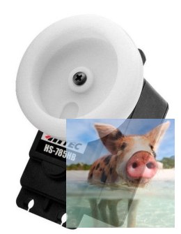 Serwo HS-785HB ze szpulą (Winda żeglarska 4.8-6V)