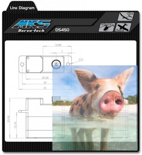 Serwo MKS DS6100 (Mikro, 5V, 0.11s/60, 3.32kg-cm)