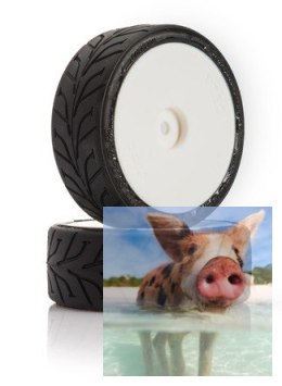 VTEC RAIN Tire Dunlop D20 Pre-Glued (2 szt.) 2szt