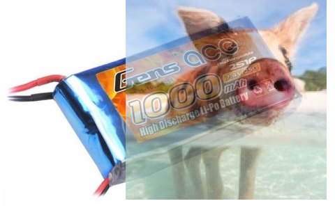 1000mAh 7.4V 25C Gens Ace 1000mAh 7.4V 25C Gens Ace