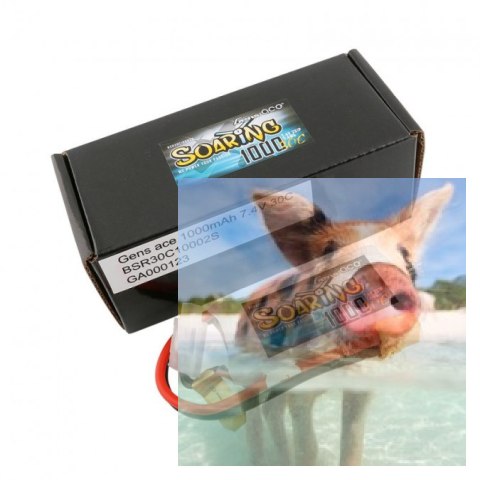 1000mAh 7.4V 30C SOARING Gens Ace - XT60 1000mAh 7.4V 30C SOARING Gens Ace - XT60
