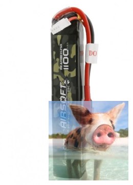 1100mAh 11.1V 25C Gens Ace T-plug Airsoft