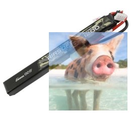 1200mAh 11.1V 25C Gens Ace Slim Airsoft