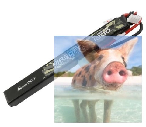 1200mAh 11.1V 25C Gens Ace Slim Airsoft 1200mAh 11.1V 25C Gens Ace Slim Airsoft