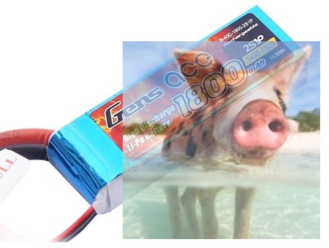 1800mAh 7.4V 40C Gens Ace 1800mAh 7.4V 40C Gens Ace