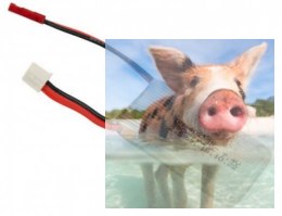 350mAh 7.4V 25C LiPo JST do MJX X401H