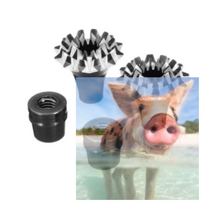 3D M3 końcówka wtykowa do gimbali Grande Lotus - Czarna 3D M3 końcówka wtykowa do gimbali Grande Lotus - Czarna