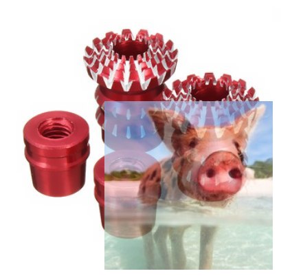 3D M3 końcówka wtykowa do gimbali Lotus - Czerwona 3D M3 końcówka wtykowa do gimbali Lotus - Czerwona