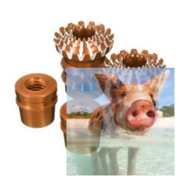 3D M3 końcówka wtykowa do gimbali Lotus - Złota