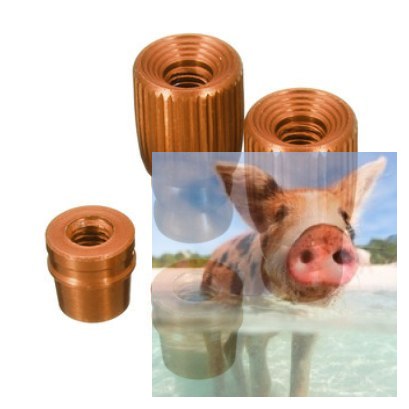 3D M3 końcówka wtykowa do gimbali Pole - Złota 3D M3 końcówka wtykowa do gimbali Pole - Złota