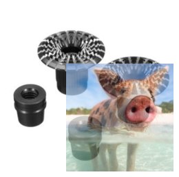 3D M3 końcówka wtykowa do gimbali Umbrella - Czarna
