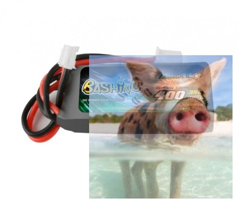 400mAh 7.4 V 35C "BASHING" Gens Ace - JST-PHR 400mAh 7.4 V 35C "BASHING" Gens Ace - JST-PHR
