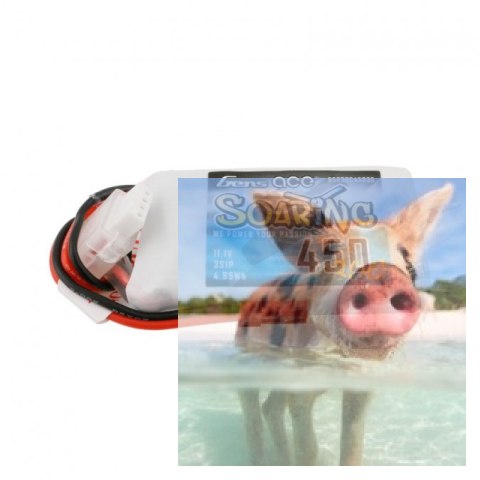450mAh 11.1V 30C SOARING Gens Ace - JST-SYP 450mAh 11.1V 30C SOARING Gens Ace - JST-SYP