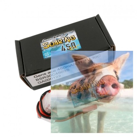 450mAh 11.1V 30C SOARING Gens Ace - JST-SYP 450mAh 11.1V 30C SOARING Gens Ace - JST-SYP