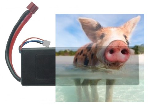 5000mAh 7.4V 50C T-Dean HardCase LiPo