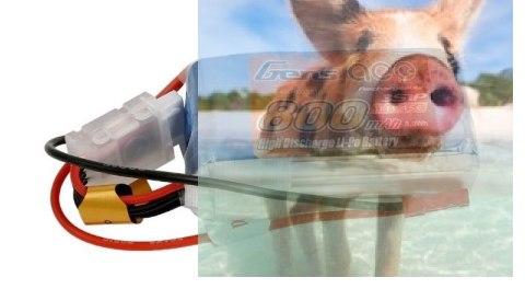 800mAh 11.1V 45C Gens Ace 800mAh 11.1V 45C Gens Ace