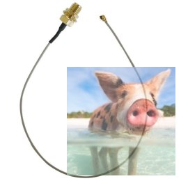 FrSky długi kabel koncentryczny do modułu RF 200mm