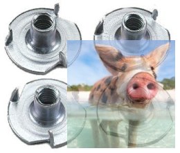 Nakrętka kłowa M6 - 10szt.