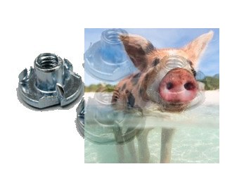 Nakrętka kłowa M6 - 10szt.