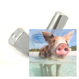 Nakrętka motylkowa M5 1szt