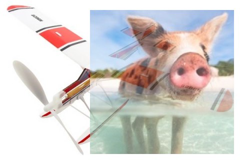 Szybowiec Float Plane 460mm z napędem gumowym