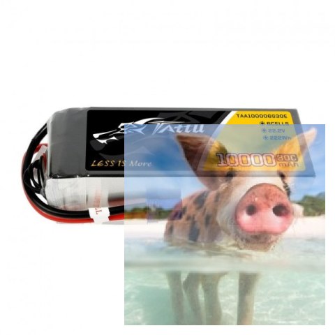 10000mAh 22.2V 30C TATTU Gens Ace 10000mAh 22.2V 30C TATTU Gens Ace