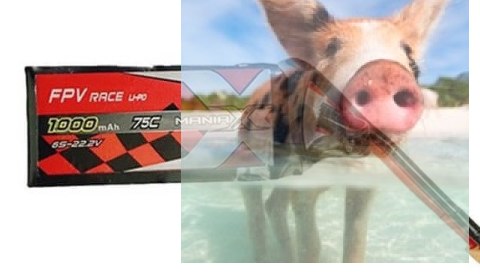 1000mAh 22.2V 75C Racing ManiaX