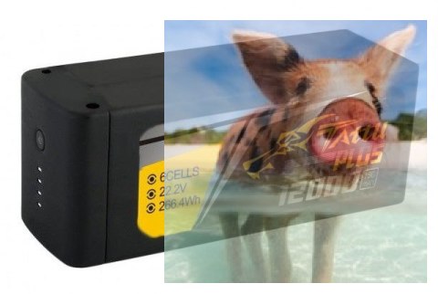 12000mAh 22.2V 15C TATTU Plus Gens Ace 12000mAh 22.2V 15C TATTU Plus Gens Ace