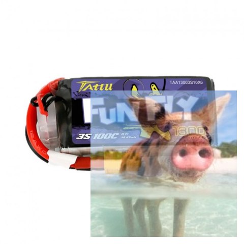 1300mAh 11.1V 100C Funfly Series Gens Ace XT60 1300mAh 11.1V 100C Funfly Series Gens Ace XT60