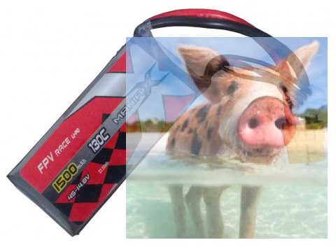 1500mAh 14.8V 130C Racing ManiaX