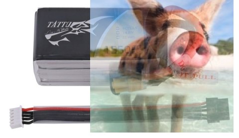 1550mAh 14.8V 75C TATTU Gens Ace z wpinanym przewodem balansera 1550mAh 14.8V 75C TATTU Gens Ace z wpinanym przewodem balansera