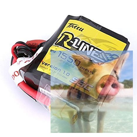 1550mAh 14.8V 95C R-Line Square Gens Ace 1550mAh 14.8V 95C R-Line Square Gens Ace